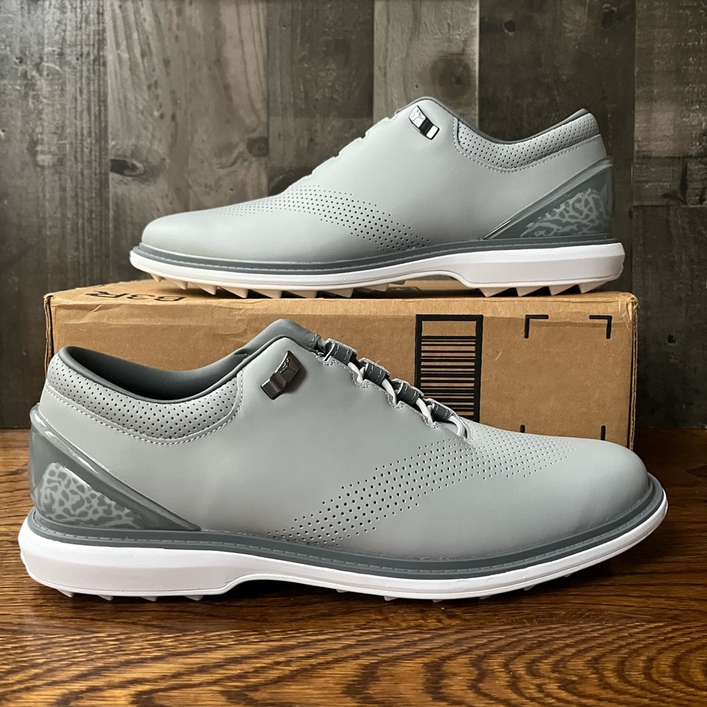 Nike Air Jordan ADG 4 Wolf Smoke Grey White Golf Shoes DM010-010 Sz Mens - Picture 4 of 8